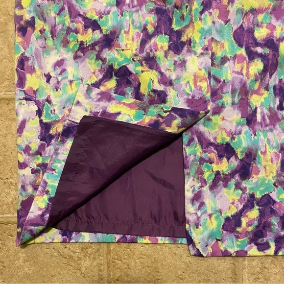 Calvin Klein Purple Multi Coloured Skirt - Picture 5 of 11